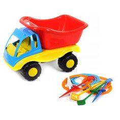 Машинка самосвал с кольцебросом Poltoys