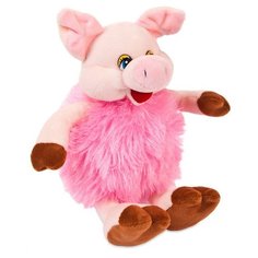 Свинка пушистая розовая, 17 см игрушка мягкая A Btoys