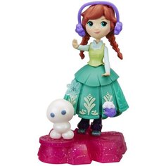 Кукла Hasbro Холодное сердце Анна на платформе-снежинке, 7.5 см, B9874
