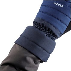 Перчатки лыжные для трассового катания для взрослых темно-синие 500 XL WEDZE X Декатлон Decathlon