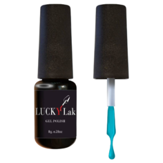 Гель-лак для ногтей LUCKYLak цветной, 8 г, 012 ярко-бирюзовый