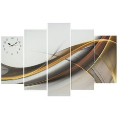Часы настенные модульные Сюжет "Абстракция", 80 х 140 см