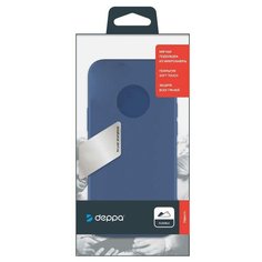 Чехол накладка Deppa Soft Silicone для Samsung Galaxy A72 (2021), синий, PET синий