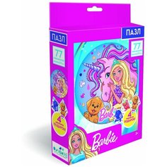 Пазл для малышей Оригами Barbie Мой друг единорог, с 4 магнитами, 04390 Origami
