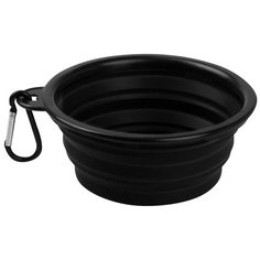 Миска складная силиконовая для животных STEFAN, размер S, WF72909, черный