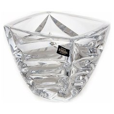Ваза для конфет 18 см Crystalite Bohemia "Фасет /Без декора" / 108247