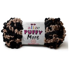Пряжа Alize Puffy More (Пуффи Море) арт.6289 100% микрополиэстер 150г 11,5м 2шт
