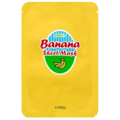 APIEU Тканевая маска Banana & Honey Sheet Mask, 23 г