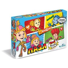 Пазл Фиксики "Комикс. ФиксиСемья", 104 элемента (+ наклейки) Origami