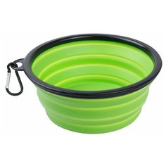 Миска складная силиконовая для животных STEFAN, размер L салатовая, WF72906