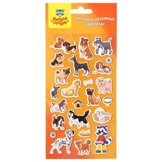 Наклейки объемные Мульти-Пульти "Щенята"