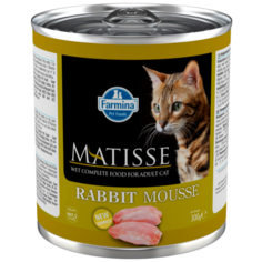 Влажный корм для кошек Farmina Matisse, с кроликом 6 шт. х 300 г (мусс)