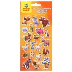 Наклейки объемные Мульти-Пульти "Домашние любимцы"