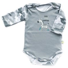 Боди Сонный Гномик размер 56, серый