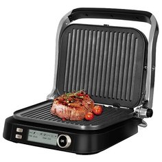 Гриль REDMOND SteakMaster RGM-M825P, серебристый/черный