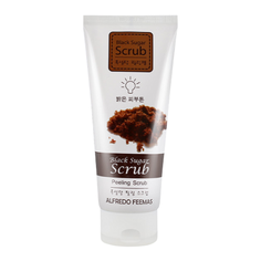 Lunaris пилинг-скраб для лица Alfredo Feemas Black Sugar Peeling Scrub 180 мл