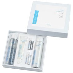 Набор средств для ухода за чувствительной кожей лица THE SIMPLE SKIN CARE SET (слабокислый тонер 145мл, крем для лица 40мл и увлажняющий лосьон 145мл, тонер в миниатюре 15мл, лосьон в миниатюре 15мл) Scinic