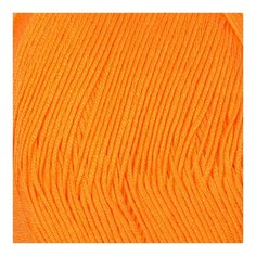 Пряжа для вязания ПЕХ Летняя (100% Мерсеризованный хлопок) 5х100г/330м цв.186 манго Пехорка ПЕХ.летн.186