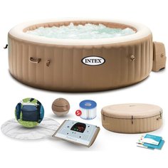 СПА бассейн Intex PureSpa Bubble (28426) бежевый