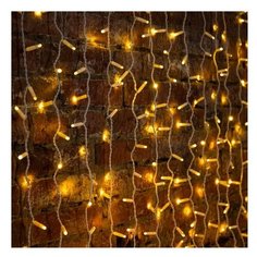 Гирлянда NEON-NIGHT Дождь, 192 LED, 200х150 см, 192 ламп, желтый/прозрачный провод