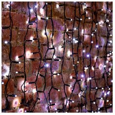 Гирлянда NEON-NIGHT Дождь, 237-145, 200х300 см, 760 ламп, белый/черный провод