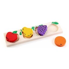 Деревянная игрушка Томик "Доска – вкладыш", Фрукты (372-3)
