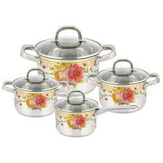 Набор кухонной посуды Pomi dOro P-640552 Fiore rose