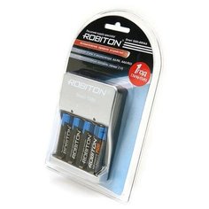 Зарядное устройство Robiton Smart S500-4MHAA (+4xAA 2500mah) P2-GV+4MH2500AA AA-AAA BL1