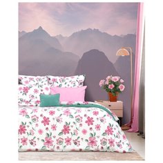 КПБ Семейный S&J, перкаль, Альпийская роза, n50