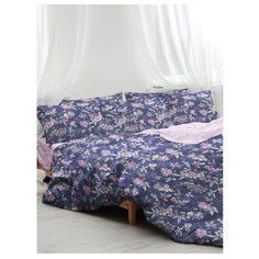 Комплект постельного белья,СОН-АТЕЛЬЕ КПБ Сатин Евро Шуйские ситцы