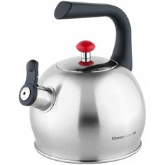 Чайник нержавеющий наплитный Master House Valentino-2,5 литра со свистком