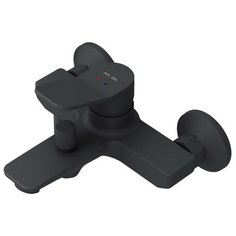Смеситель для ванны с подключением душа AM.PM X-Joy F85A100 черный матовый