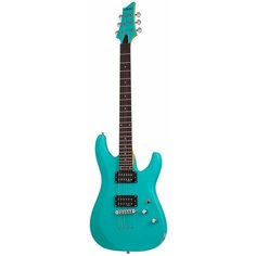 Электрогитара Schecter C-6 DELUXE SATIN AQUA