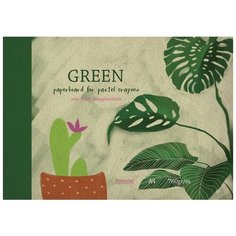 Альбом для рисования пастелью Кройтер Зеленый 29.7 х 21 см (A4), 760 г/м², 10 л.