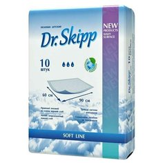 Одноразовые пеленки Dr. Skipp Soft Line 60х90 10 шт.