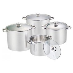 Набор кастрюль MAYER & BOCH 23461 8 пр. серебристый