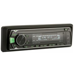 Автомагнитола 1DIN SD/USB-ресивер с Bluetooth PROLOGY CMX-170 FM (зеленая подсветка клавиш)