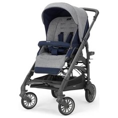 Прогулочная коляска Inglesina Trilogy на шасси Trilogy, antigua blue, цвет шасси: серый