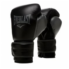 Перчатки тренировочные Everlast Powerlock PU 2 12oz черный