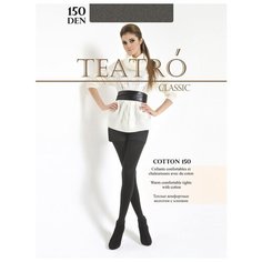 Колготки TEATRO Cotton, 150 den, размер 3-L, antracit/melange (серый)