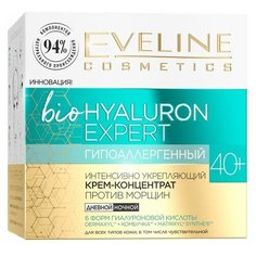 Крем-концентрат для лица `EVELINE` BIO HYALURON EXPERT 40+ интенсивно укрепляющий 50 мл