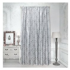 Штора Amore Mio Блэкаут Жаккард 2.0*2.7 см 1 шт Цвет - серый