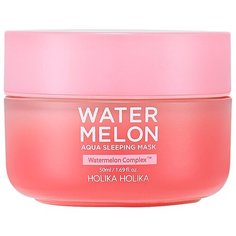 Holika Holika Water Melon Aqua Sleeping Mask Увлажняющая ночная маска с экстрактом арбуза, 50 мл
