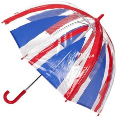 Зонт FULTON прозрачный/красный