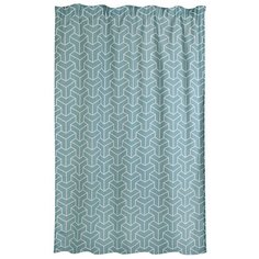 Портьеры Verran Trinity на ленте 260 см голубой