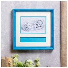 Фоторамка "Я родился" (мальчик) бирка 21х21 см 4239883 Сима ленд