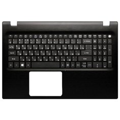Клавиатура для ноутбука Acer Aspire E5-573G черная глянцевая топ-панель