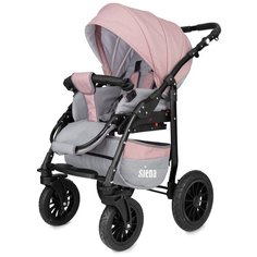 Универсальная коляска Teddy Siena (3 в 1), 07 серый-розовый