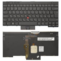 Клавиатура для ноутбука LENOVO ThinkPad W530 черная с подсветкой