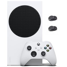 Игровая приставка Microsoft Xbox Series S 512 ГБ + Накладки на стики для контроллера